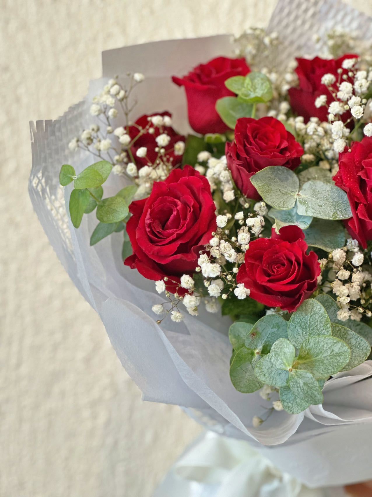 Red White Romance Bouquet