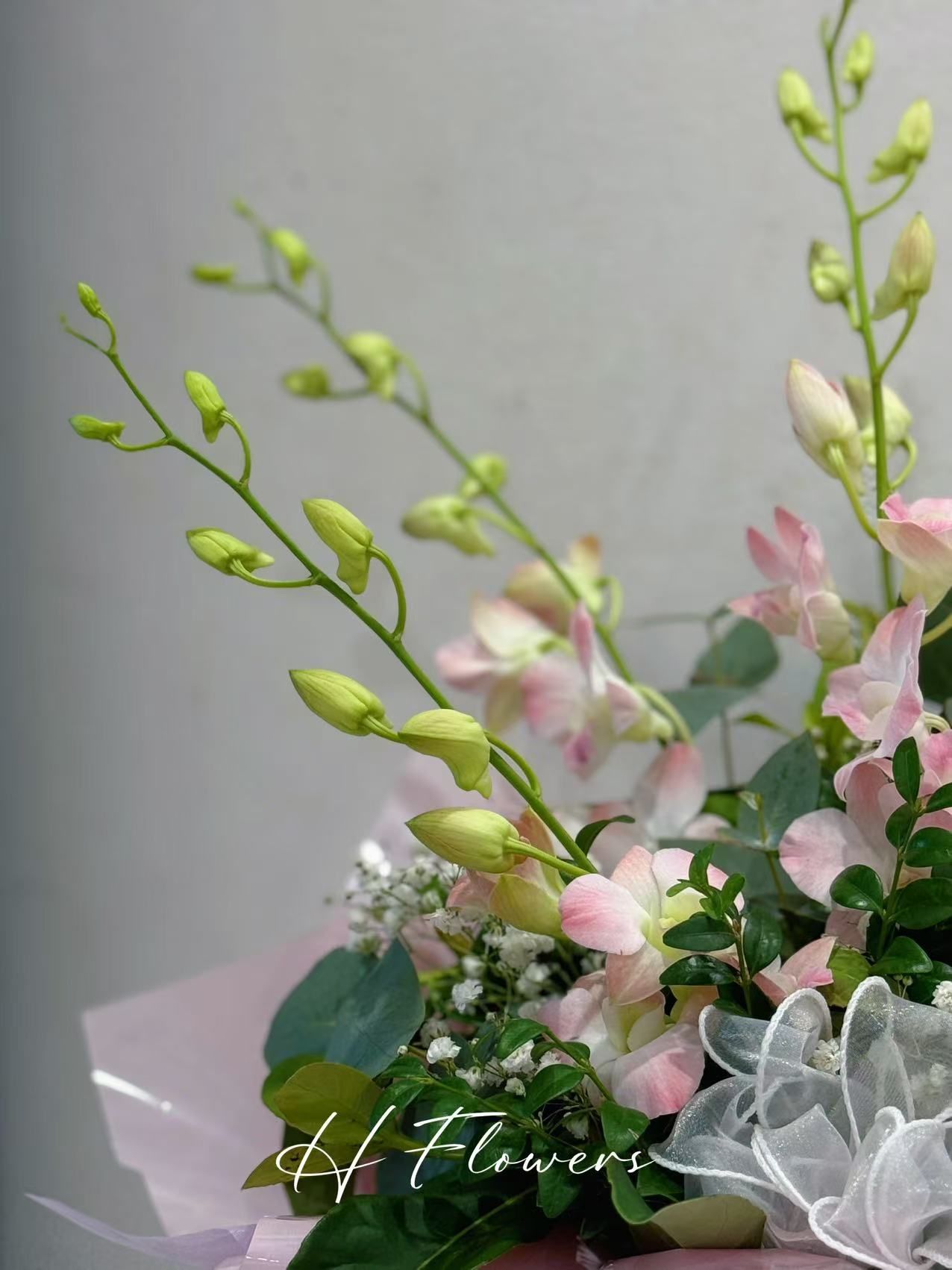 Pink Singapore Orchid Box