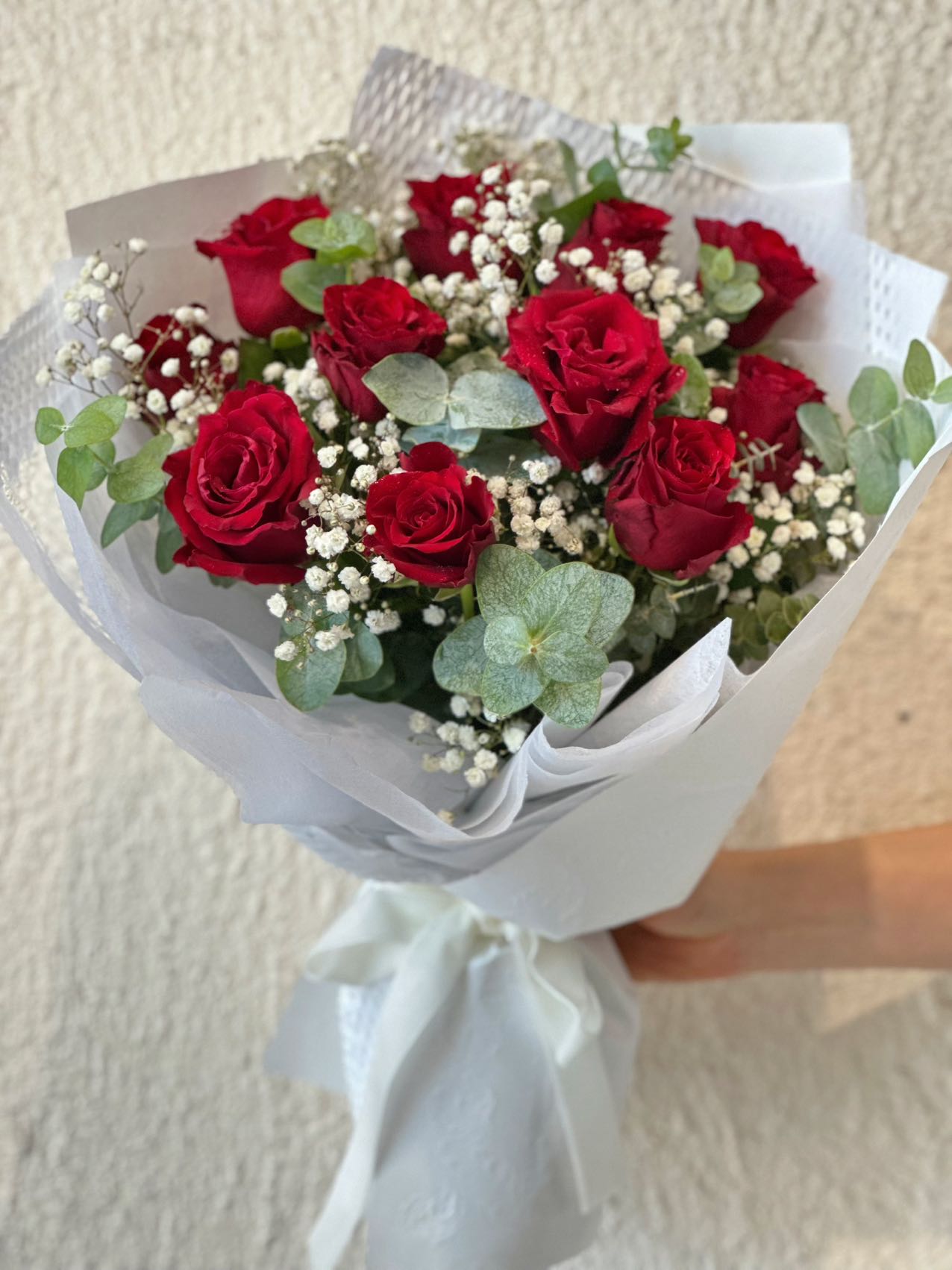 Red White Romance Bouquet