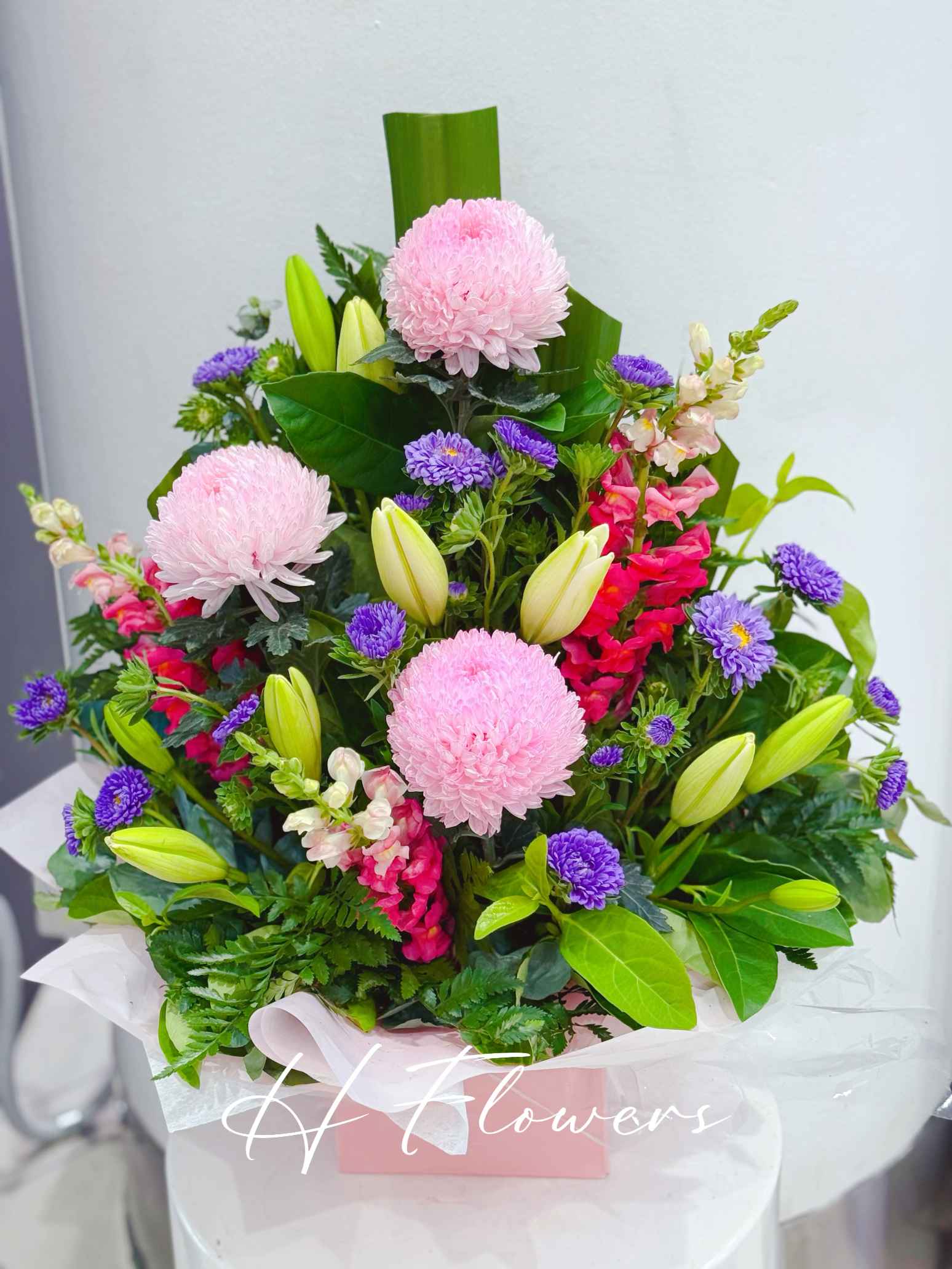 Pink Blooming Heart Box
