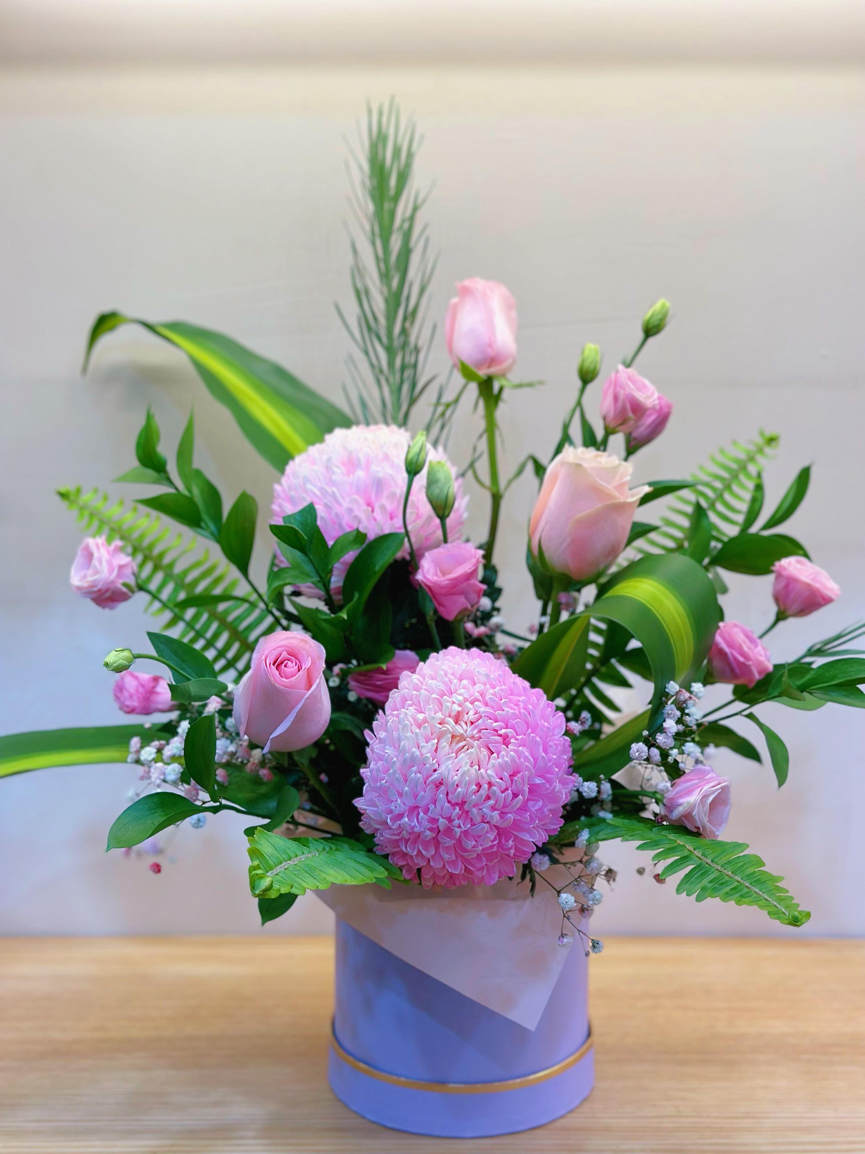 Pink Floral Box