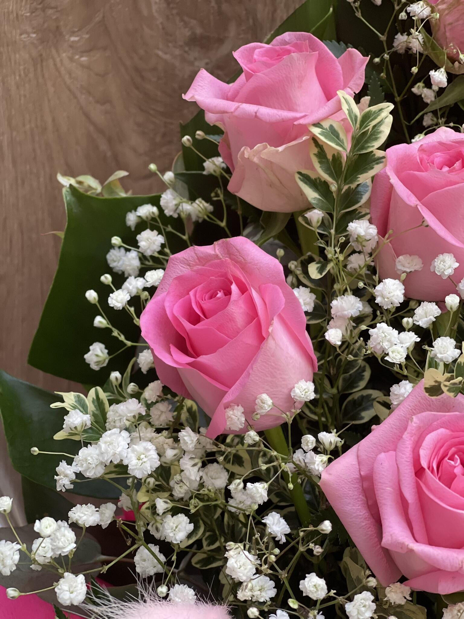 Pink Rose Starry Box